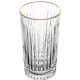 Copo Avulso 280ml Alto com Fio de Ouro Deli Diamante Cristal Ecológico